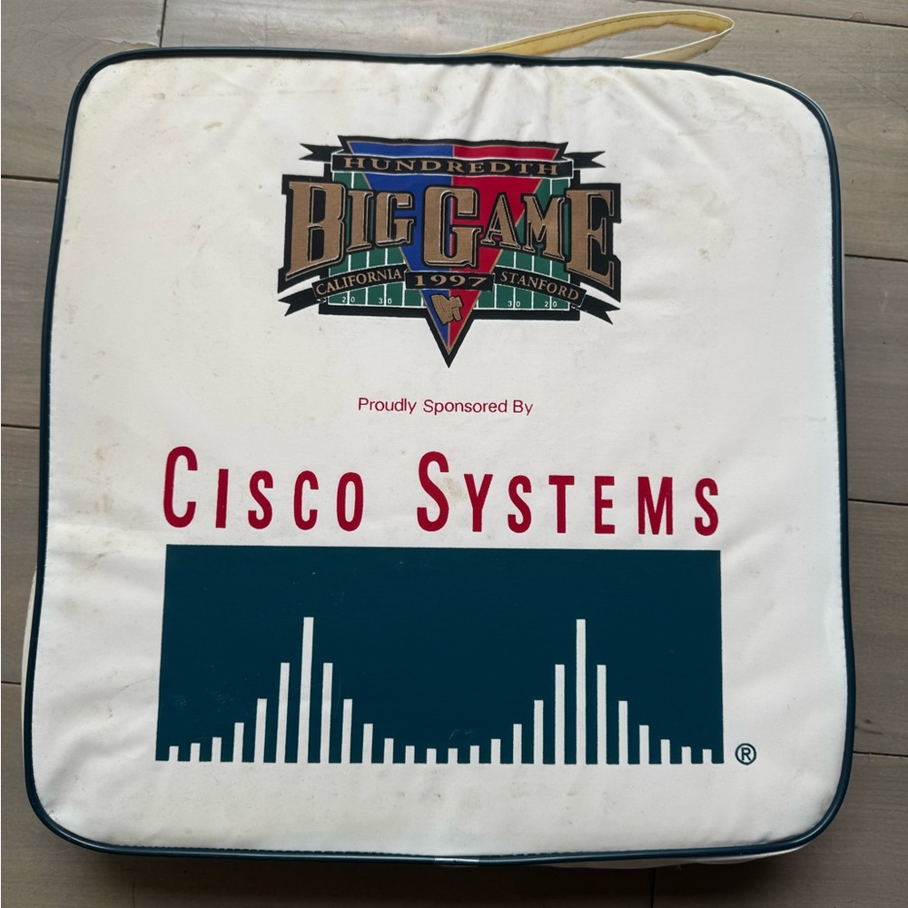 Stanford vs Berkeley Big Game Padded Seat Cushion set.